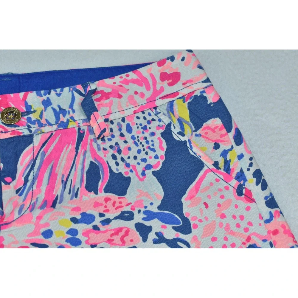 Lilly Pulitzer Callahan Women Shorts Size 4 Colorful Casual Short